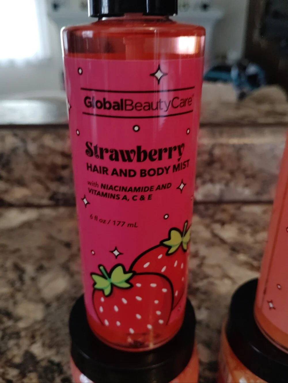 GlobalBeautyCare Strawberry Hair & Body Mist - Peach Hair And Body Mist &  Scrub